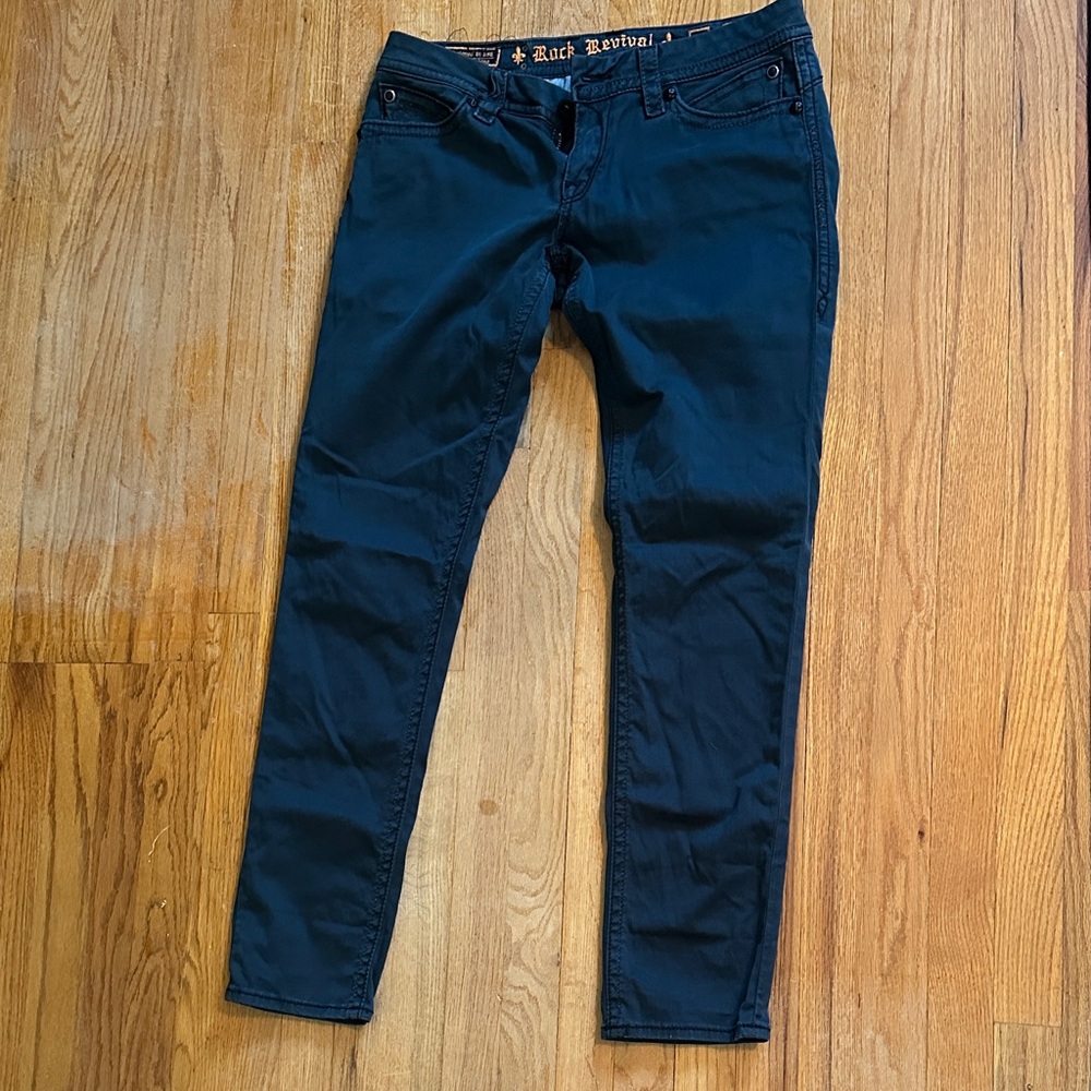 Rock Revival Dark Blue Women's Skinny Jeans